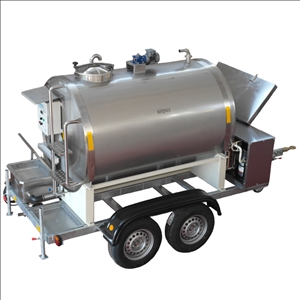 Mobile Milk Cooling Tank